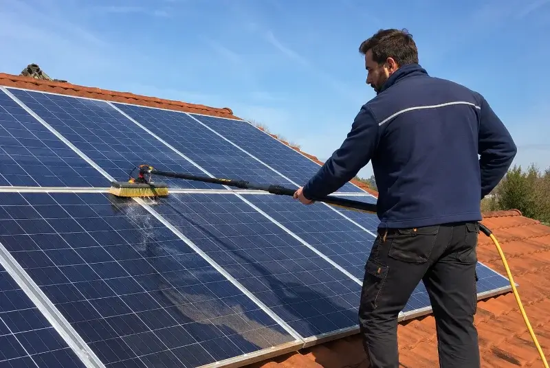 Nettoyage et entretien de panneaux solaires à Melesse